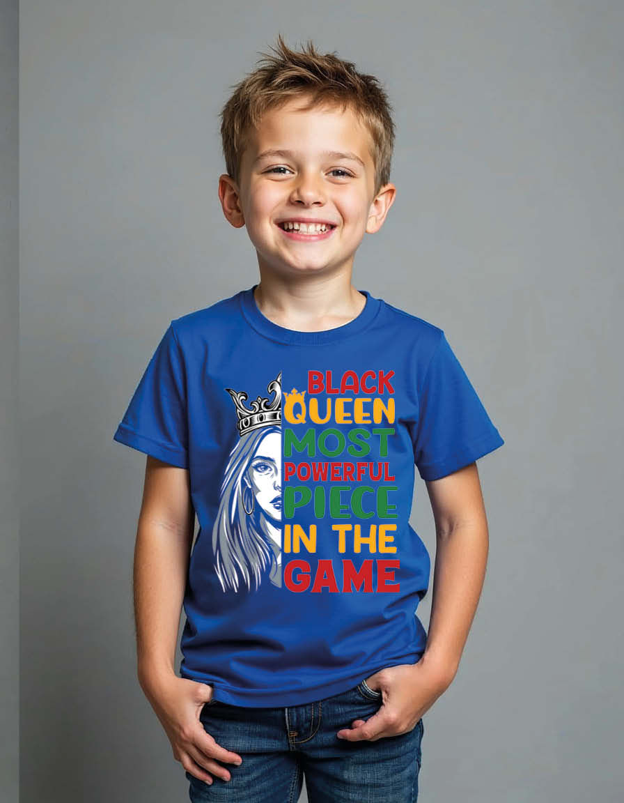 Thumbnail: black queen most powerful piece in the game Unisex Printed Graphic T-Shirt