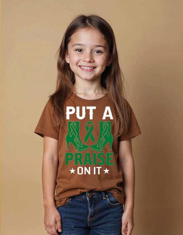 Thumbnail: put a praise on it Unisex Printed Graphic T-Shirt For Mens Womens & Kids