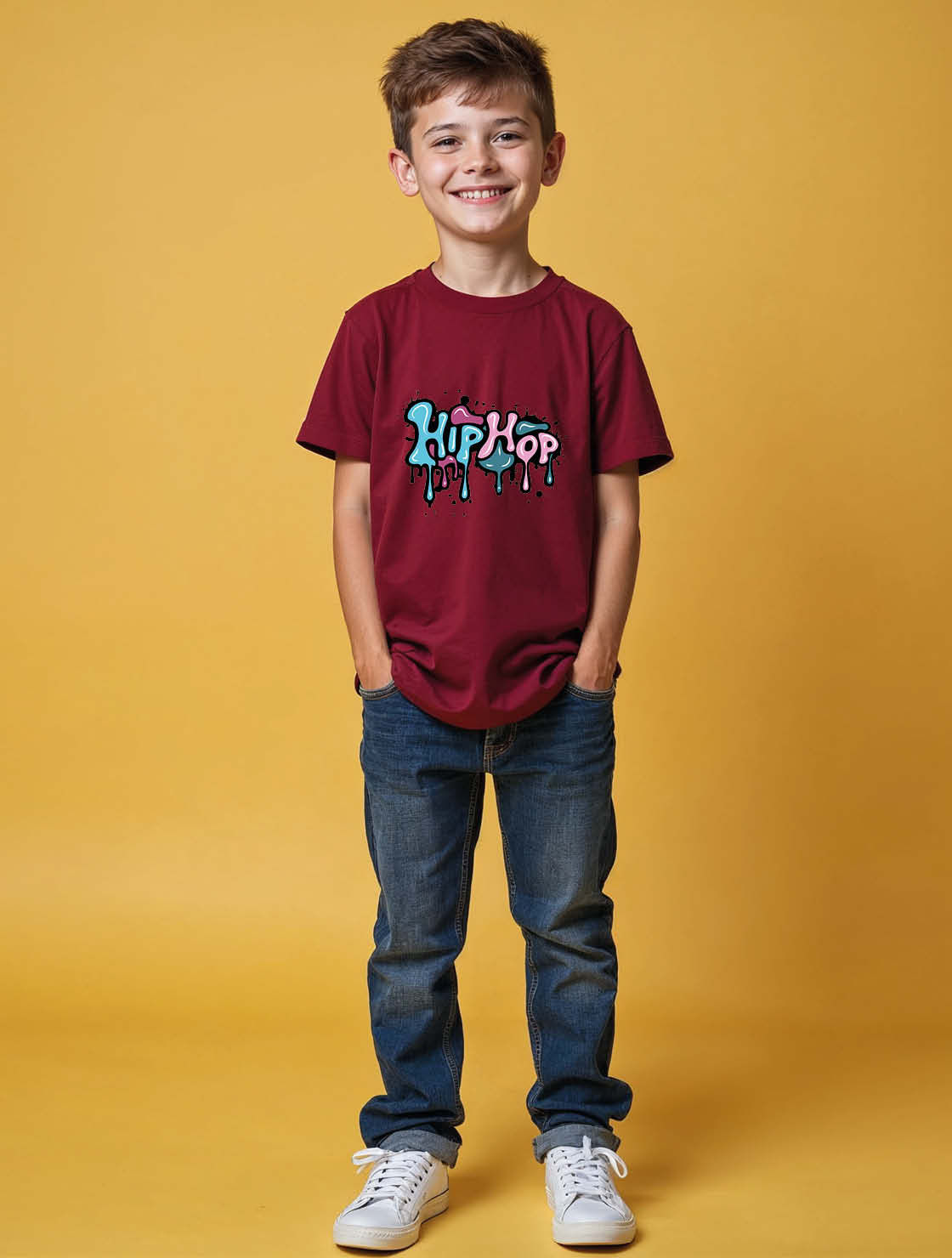 Hiphop Unisex Printed Graphic T-Shirt