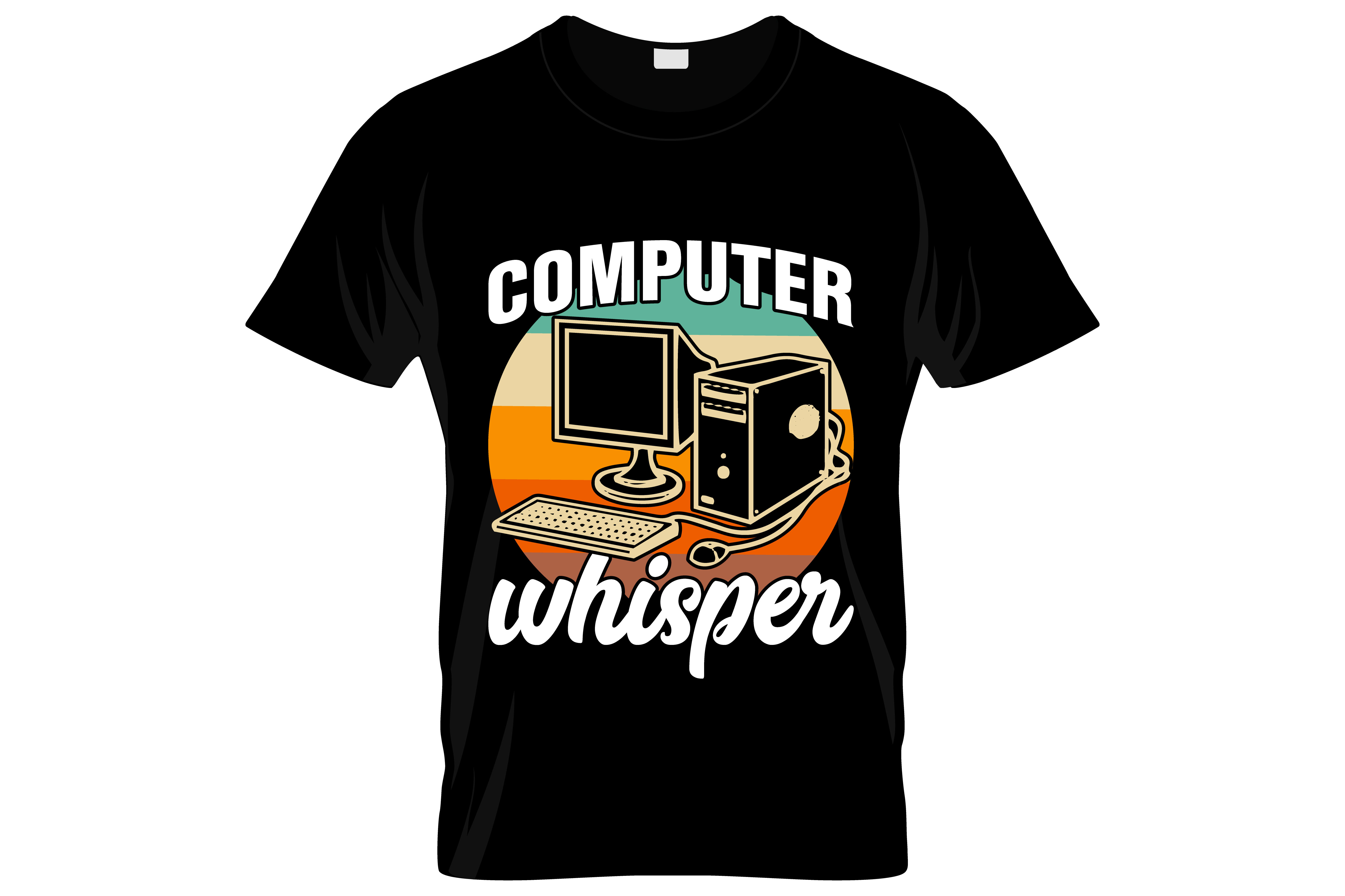 Computer whisper Software developer t shirts.