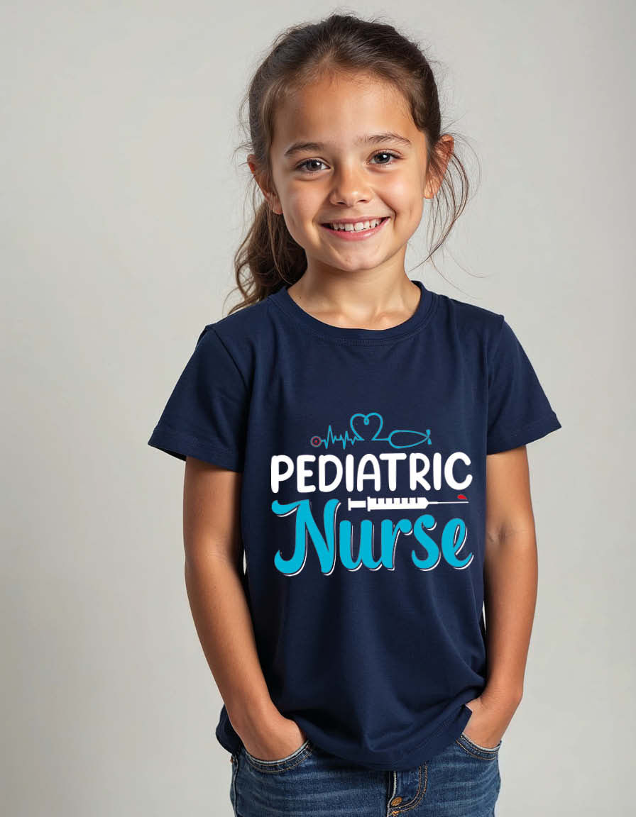 Thumbnail: pediatric nurse Unisex Printed Graphic T-Shirt For Mens, Womens & Kids
