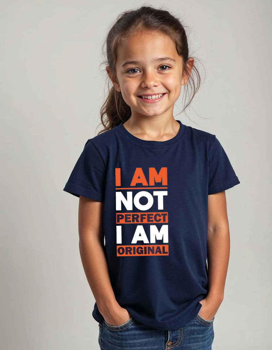Thumbnail: i am not perfect i am original Unisex Printed Graphic Tees For Mens Womens & Kid