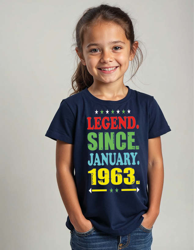 legend since Unisex Printed Graphic T-Shirt For Mens Womens & Kids