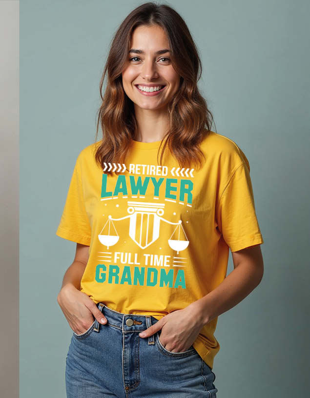 Thumbnail: retired lawyer full time grandma Classic Unisex Printed Graphic T-Shirt