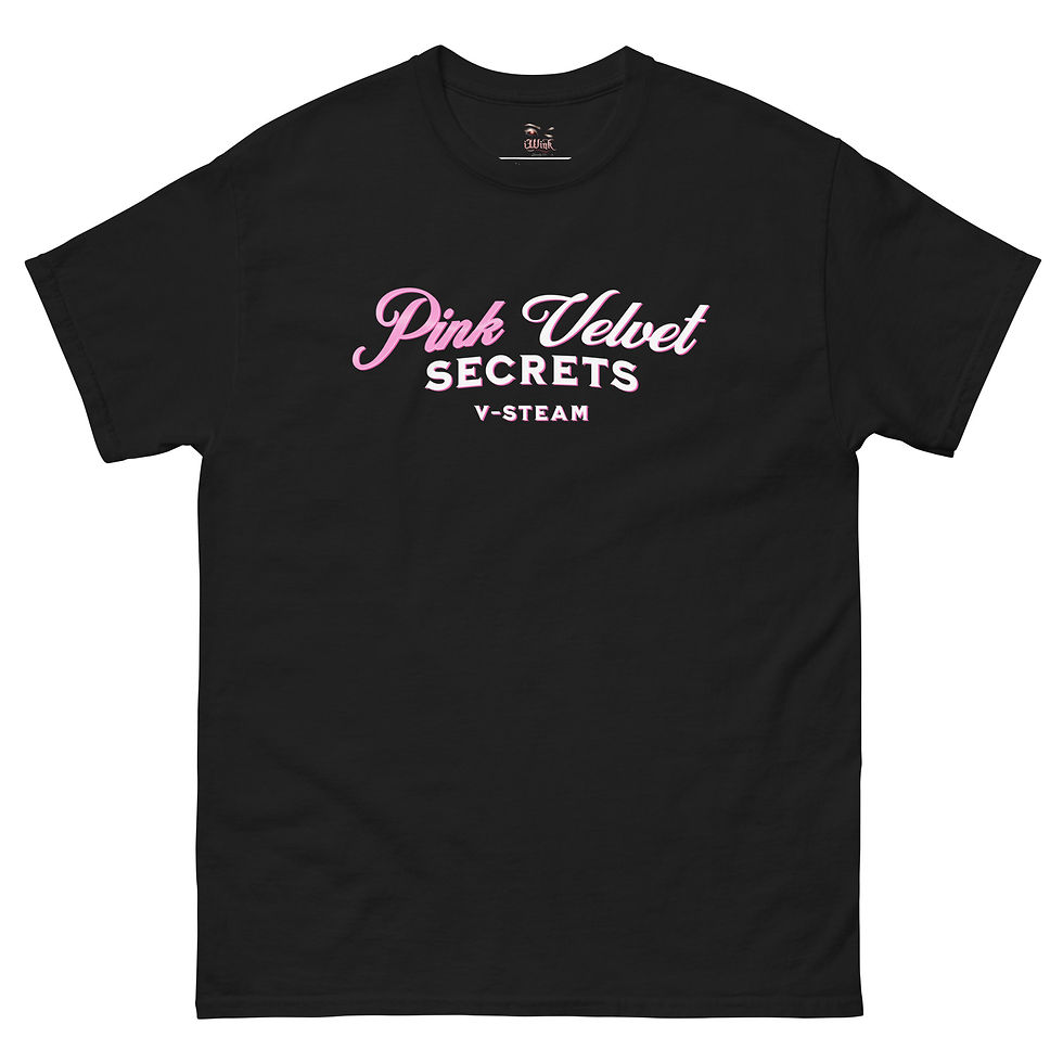 iWink - Pink Velvet Secrets VS Black T-Shirt