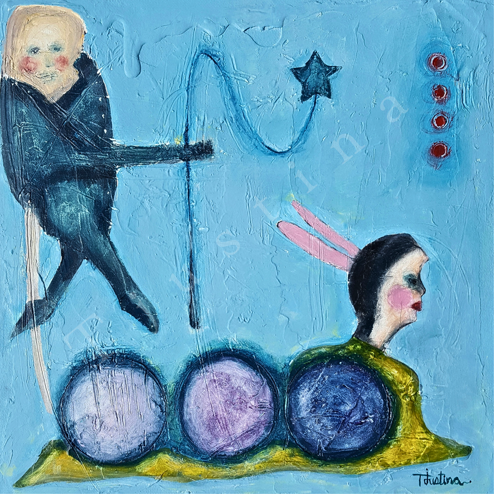 dark fairy tales figurative abstract art