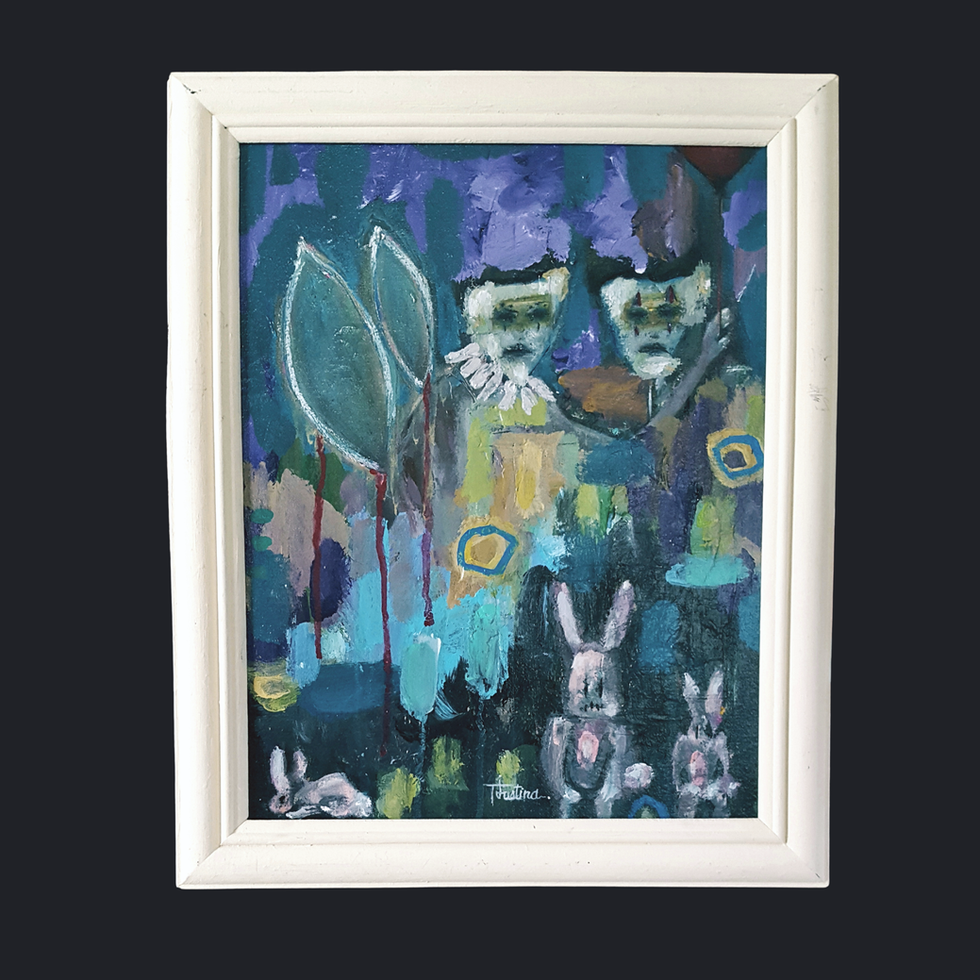 dark fairy tales figurative abstract art