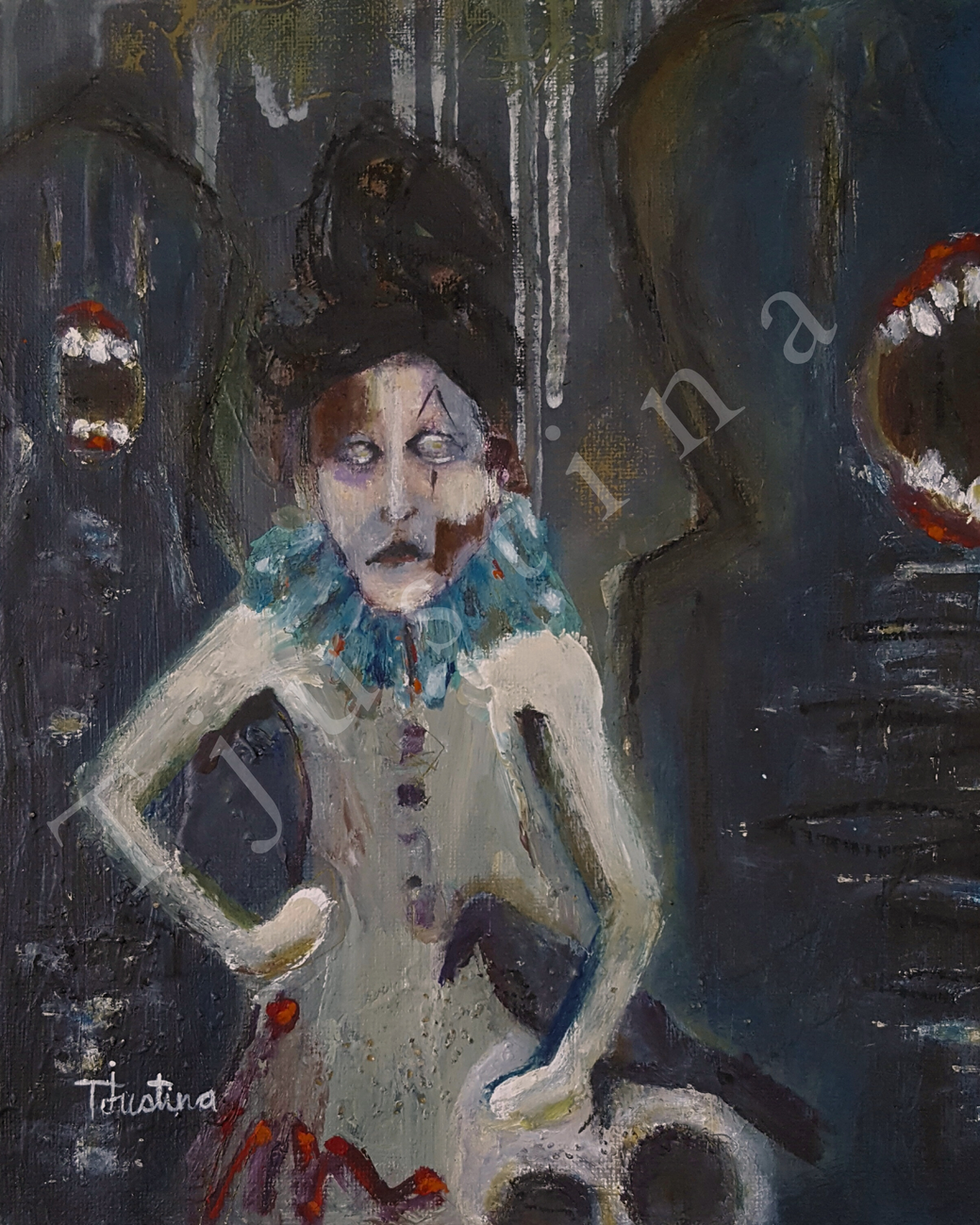 dark fairy tales figurative abstract art