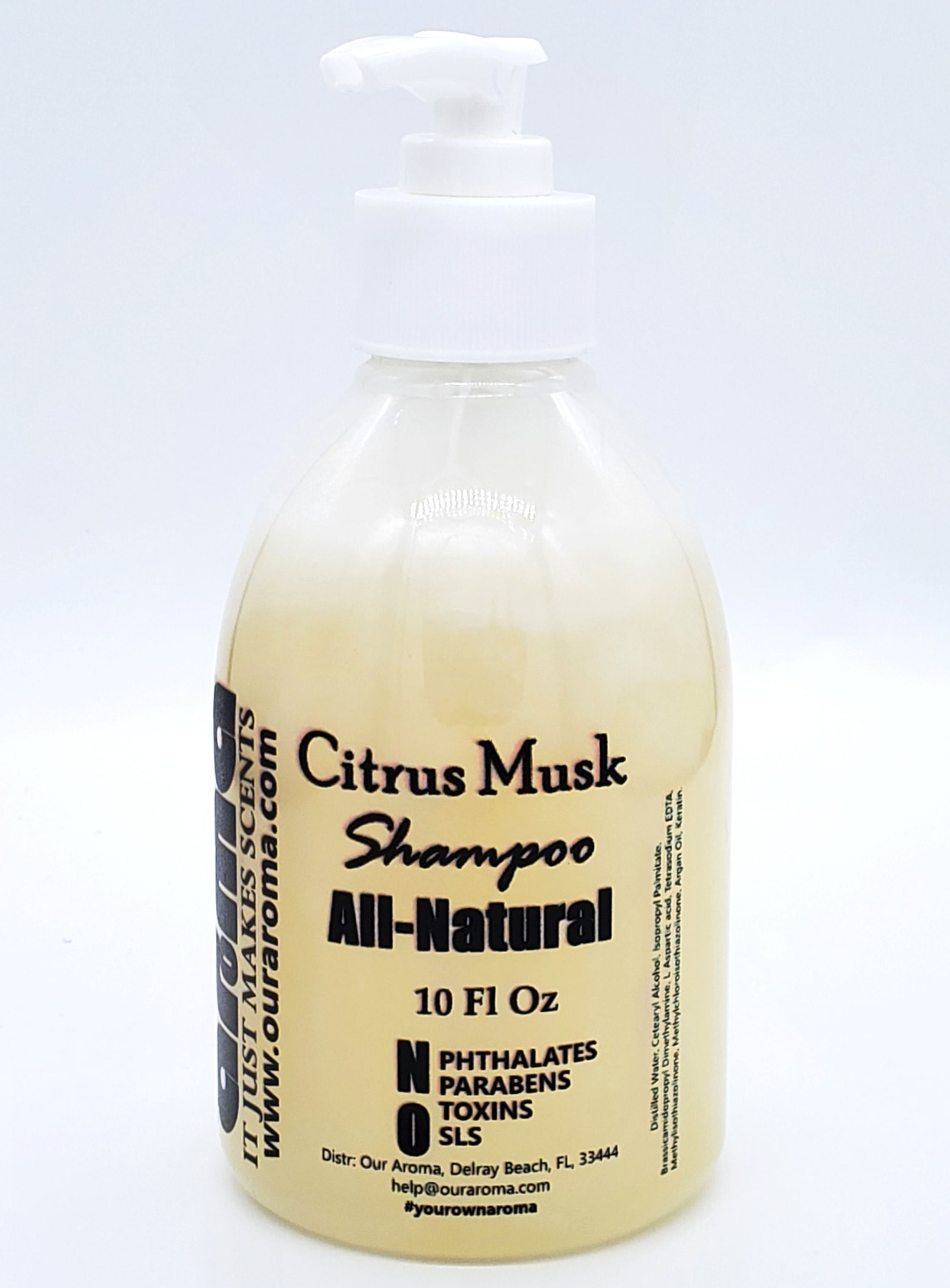 Our Aroma Citrus Musk Shampoo with Argan Oil 10Oz