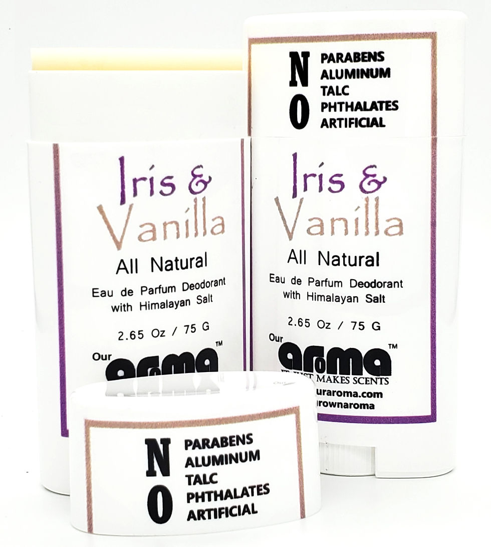 Miniaturbild: Our Aroma Iris & Vanilla  2.65 Oz All-Natural Deodorant Set of 2