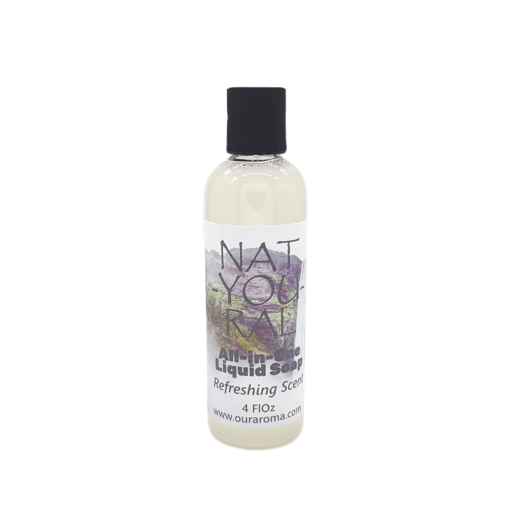 Our Aroma Natural All-In-One Refreshing Scented Shower, Shampoo Liquid Soap