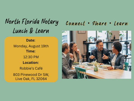 A group of notaries meeting for lunch