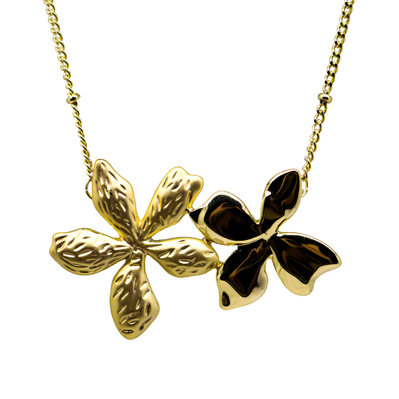 HART Enamel Stephanotis Flower Necklace