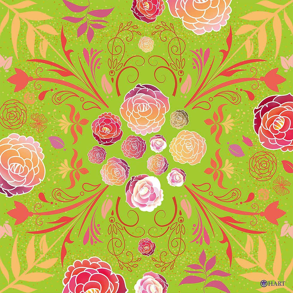 Thumbnail: HART 100 Women's Floral Scarf