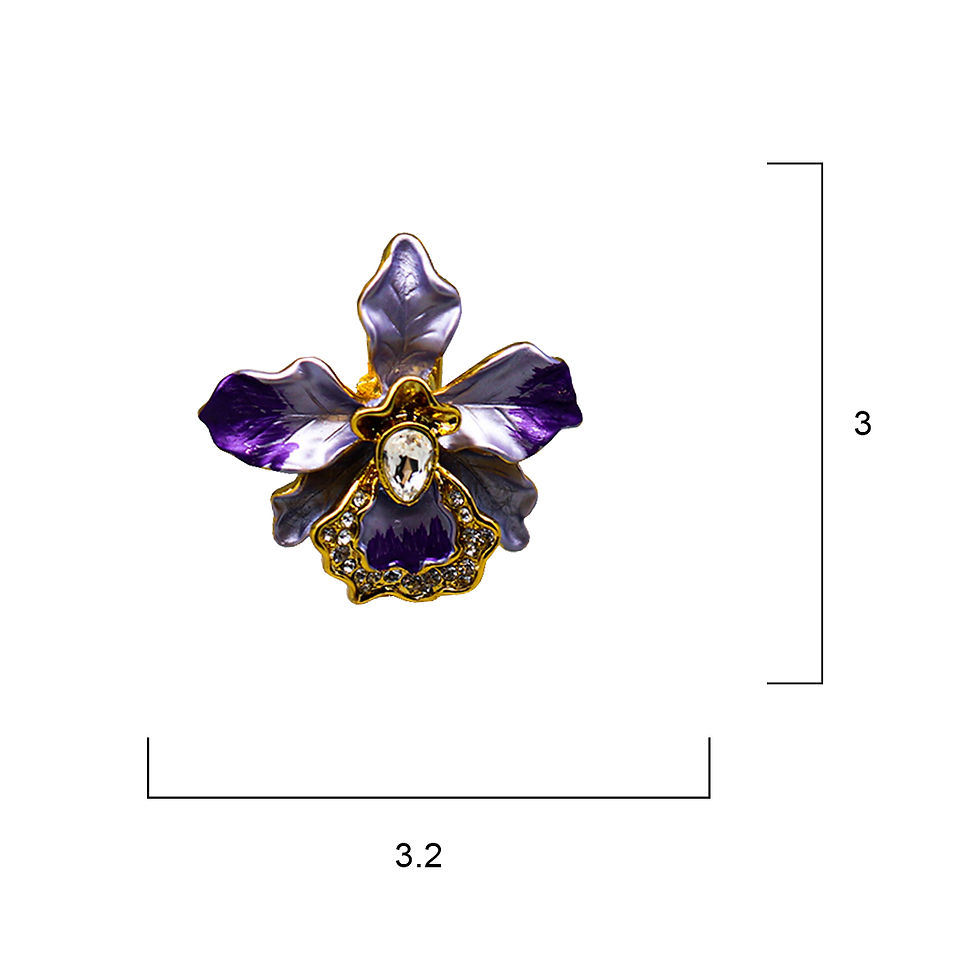 Thumbnail: HART Enamel Dendrobium Necklace Slider