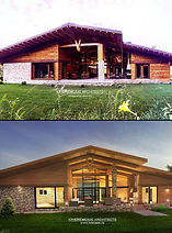 Prezentare proiect casa in stil chalet, birou ion eremciuc architects