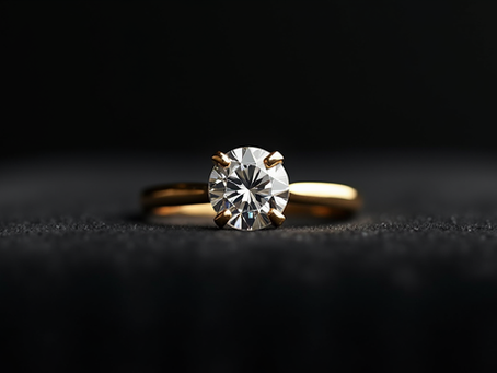 lab grown diamond ring