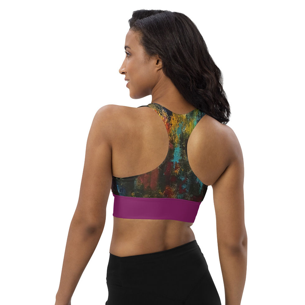 Thumbnail: Longline sports bra Night