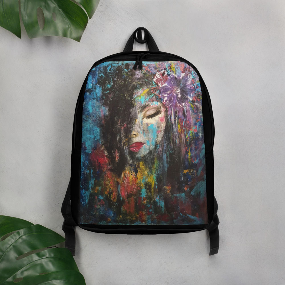 Minimalist Backpack "Night " by Dacc E Dukjan