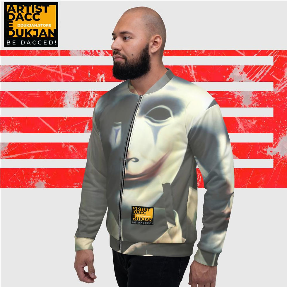Thumbnail: Be DacceD! "Be broken by life." Bomber Jacket