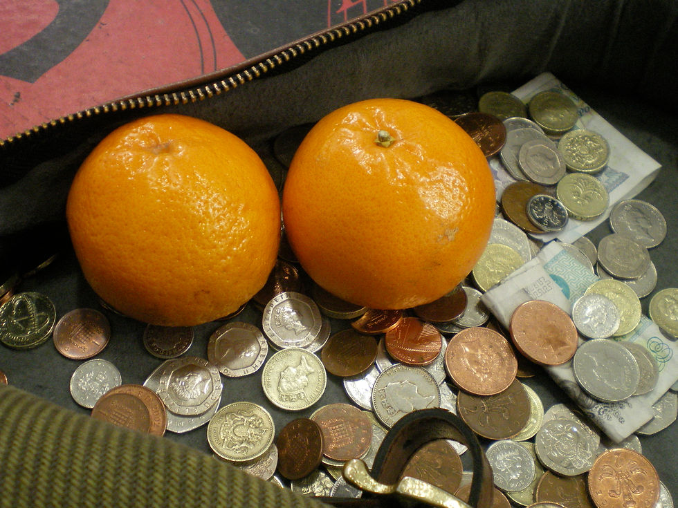 オレンジ入りました。