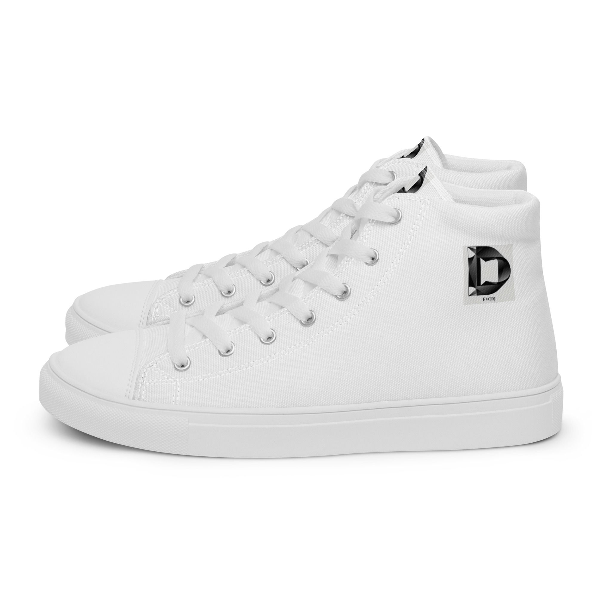 Men’s high top canvas shoes