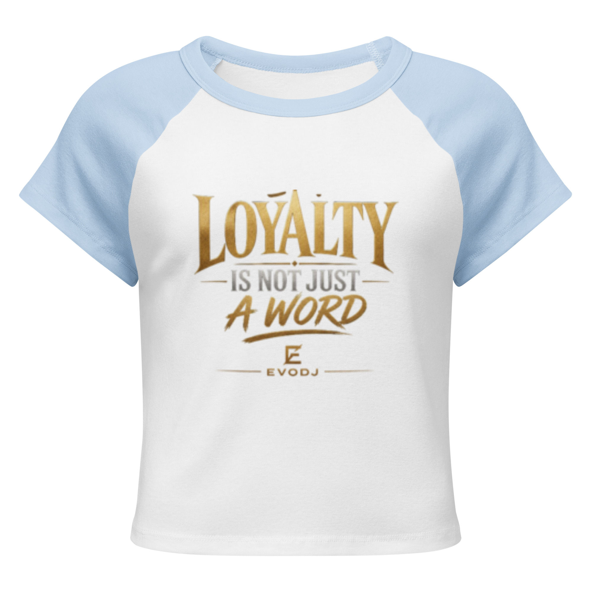 Women’s micro rib raglan baby tee