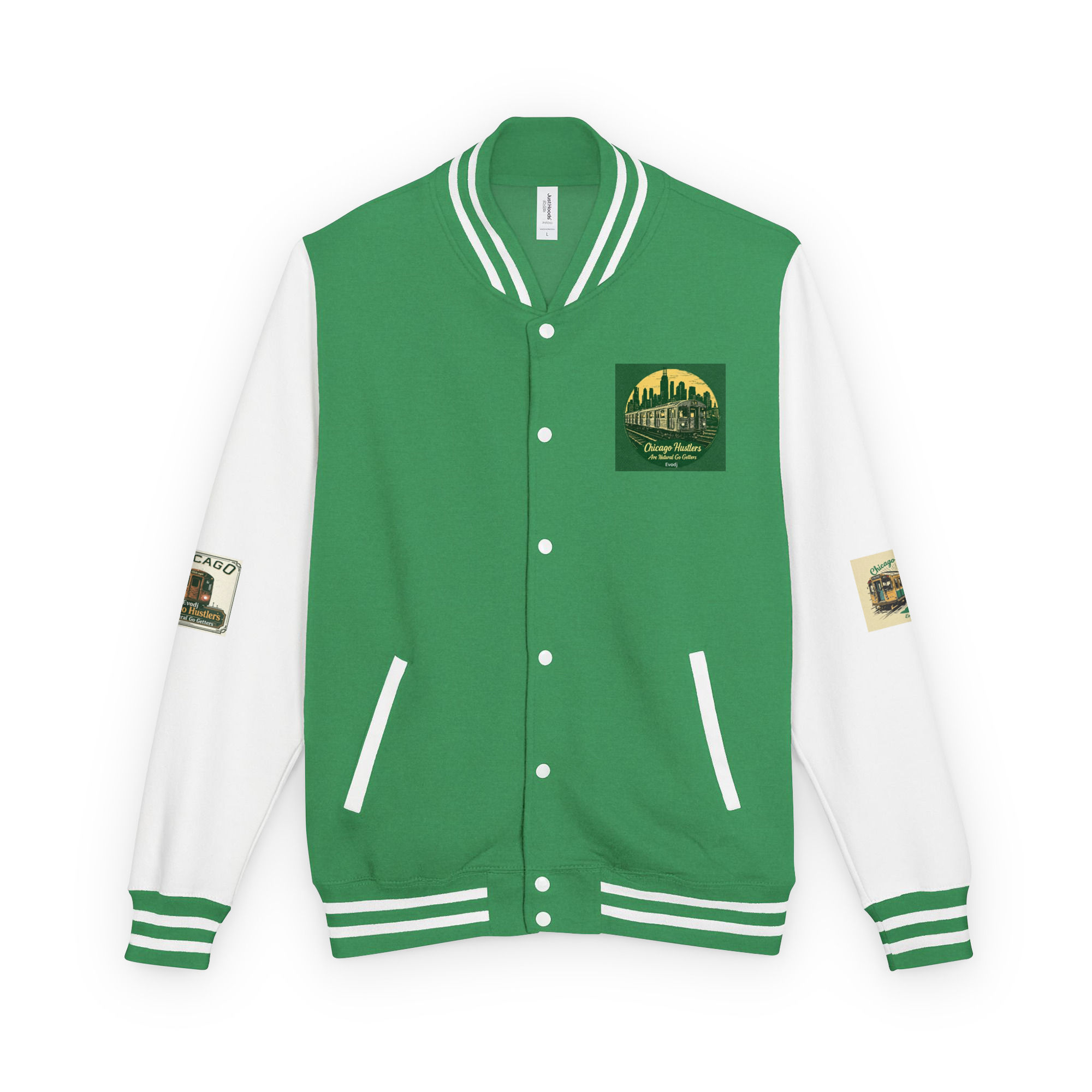Heavyweight letterman jacket