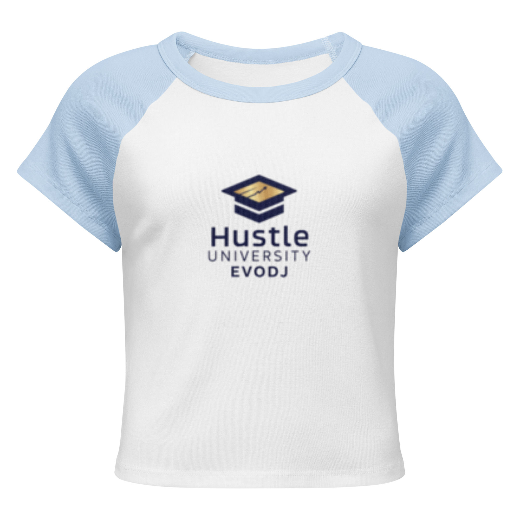 Women’s micro rib raglan baby tee