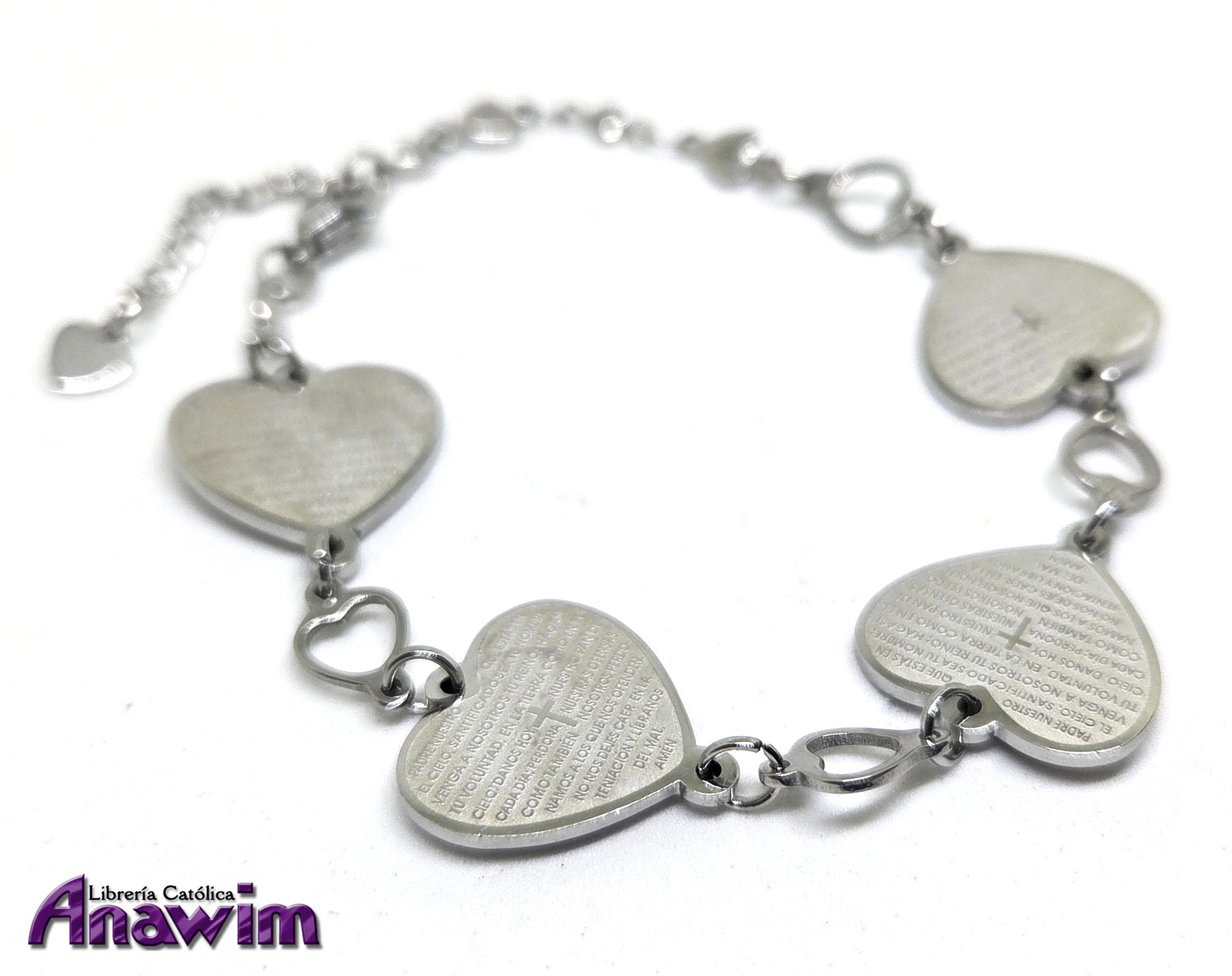 Pulsera de stailess steel del Padre nuestro