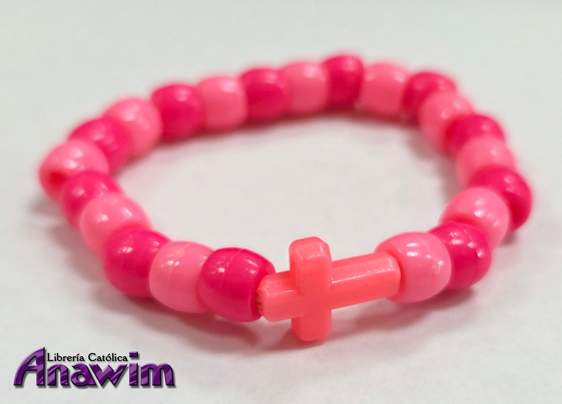 Pulsera fuchsia y rosa