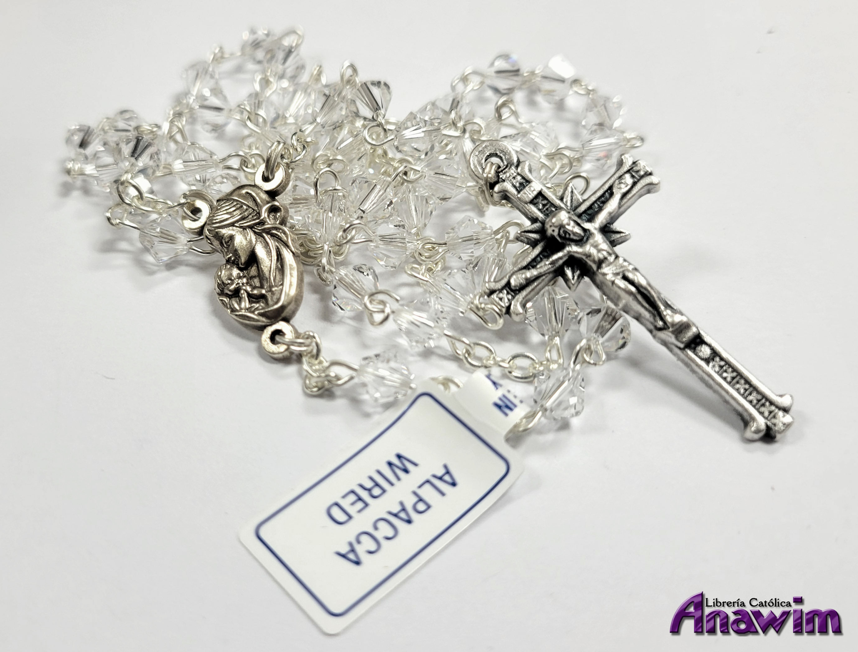 Rosario en swarovski