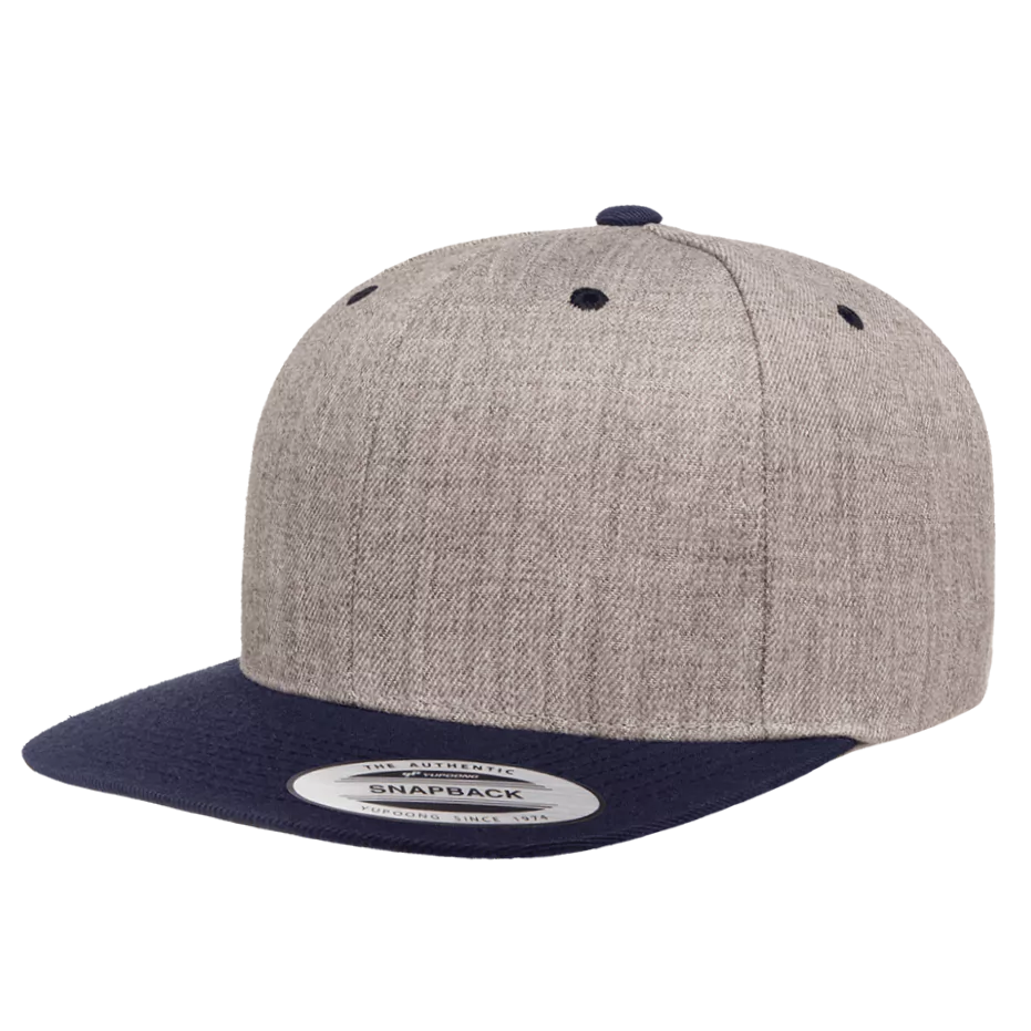 casquette-snapback-yupoong-classique-a-personnaliser-6089MT-M-heather-navy-apercu.webp