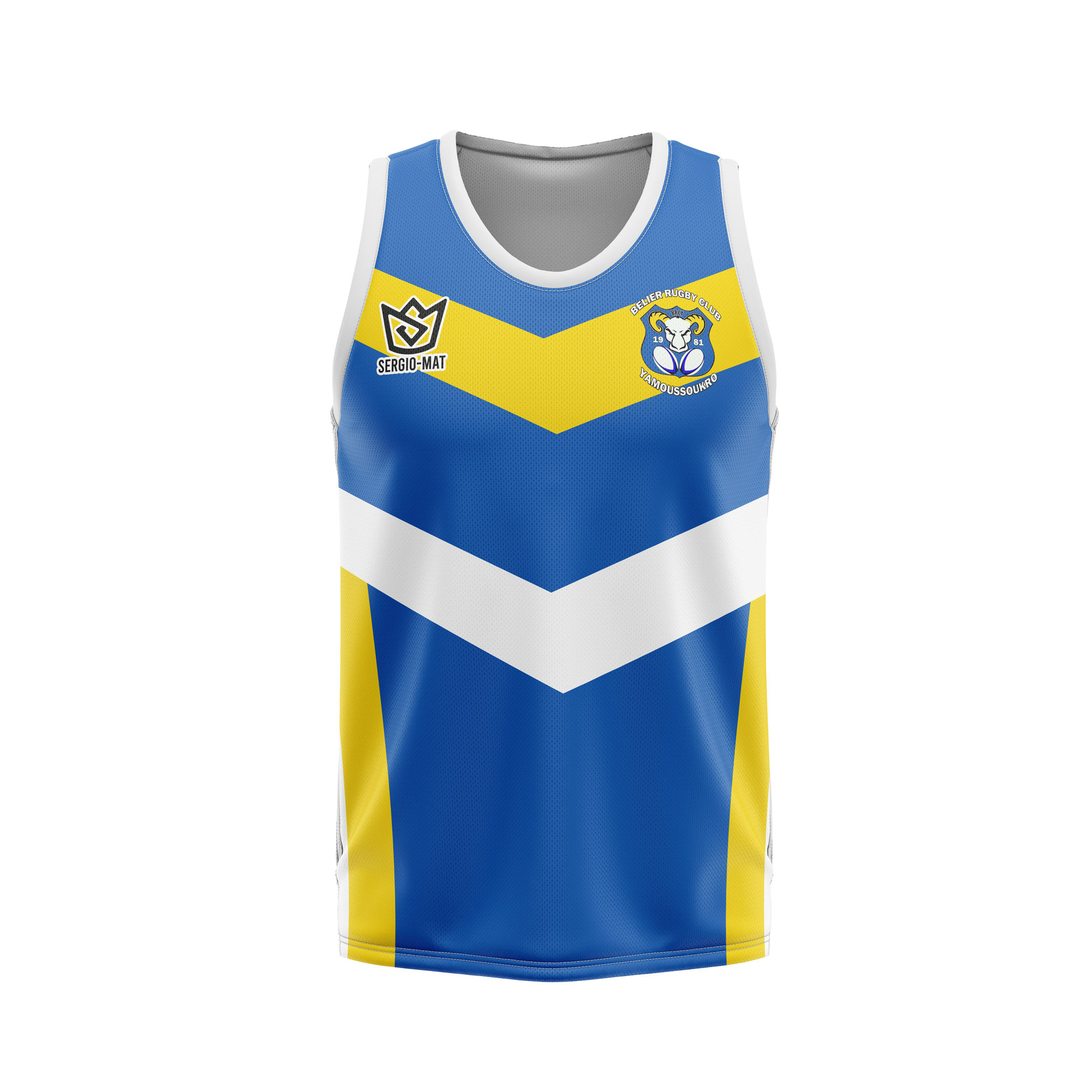 Débardeur "BELIER CLUB RUGBY YAMOUSSOUKRO"