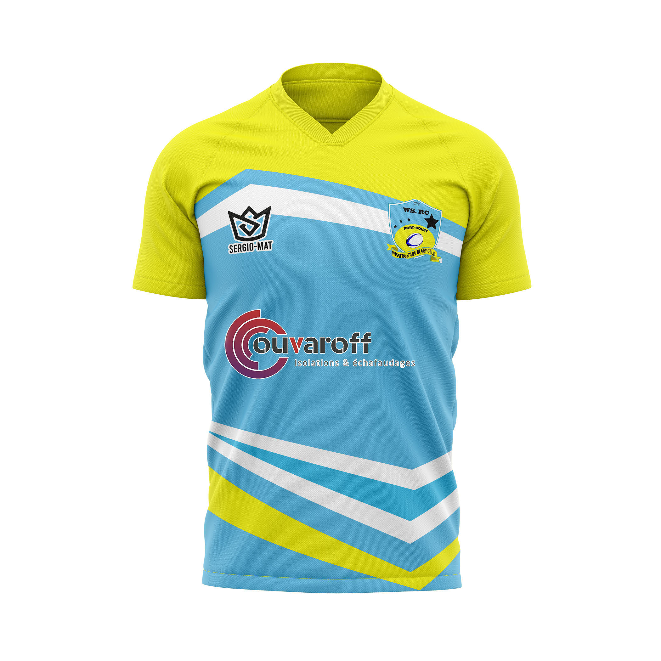 Maillot échauffement "WINNER STARS RUGBY CLUB"