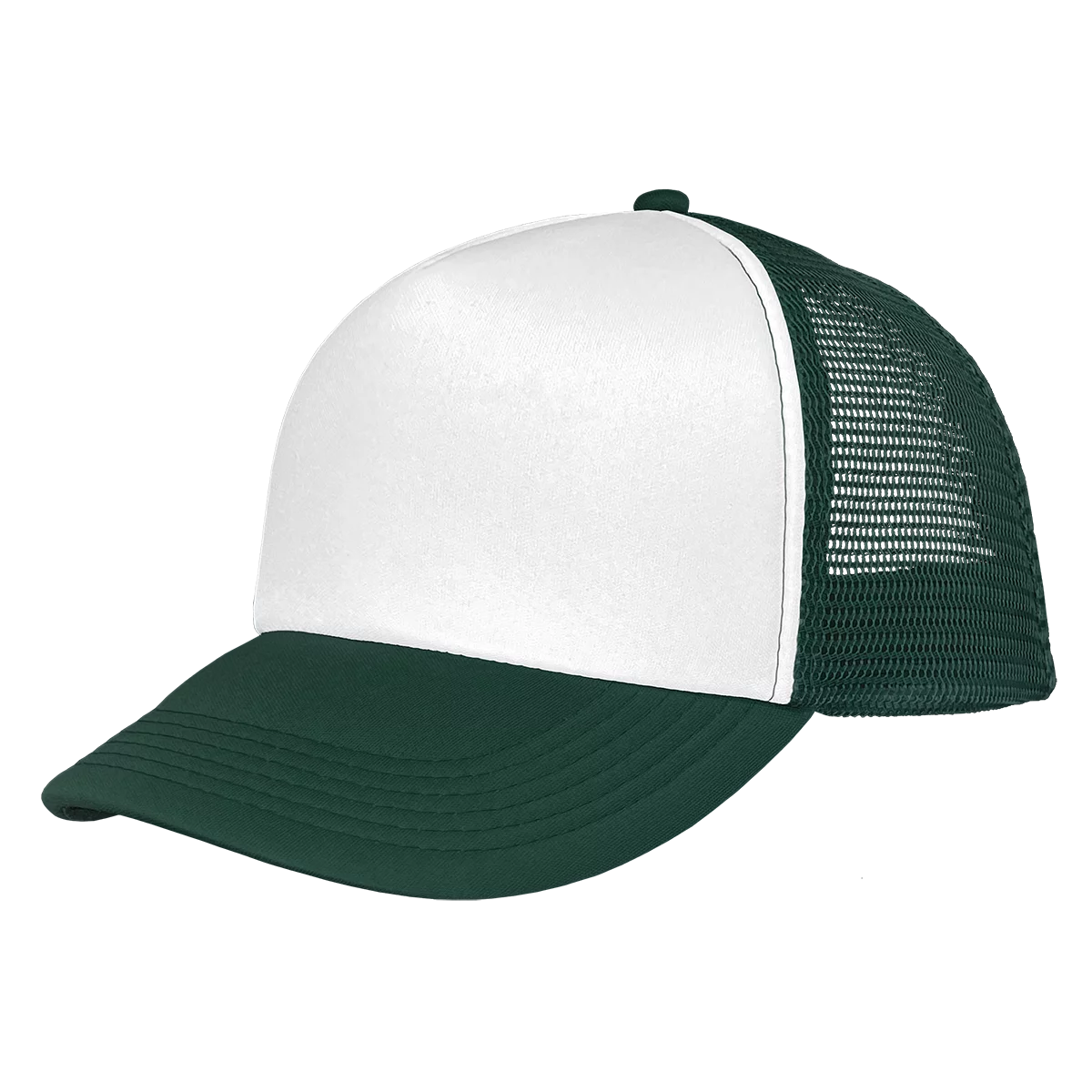 casquette-trucker-classic-a-personnaliser-MB070-white-dark-green-apercu.webp