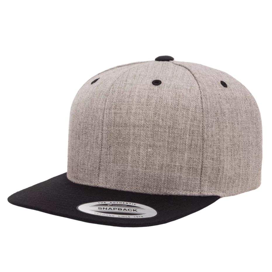casquette-snapback-yupoong-classique-a-personnaliser-6089MT-M-heather-black-apercu.webp