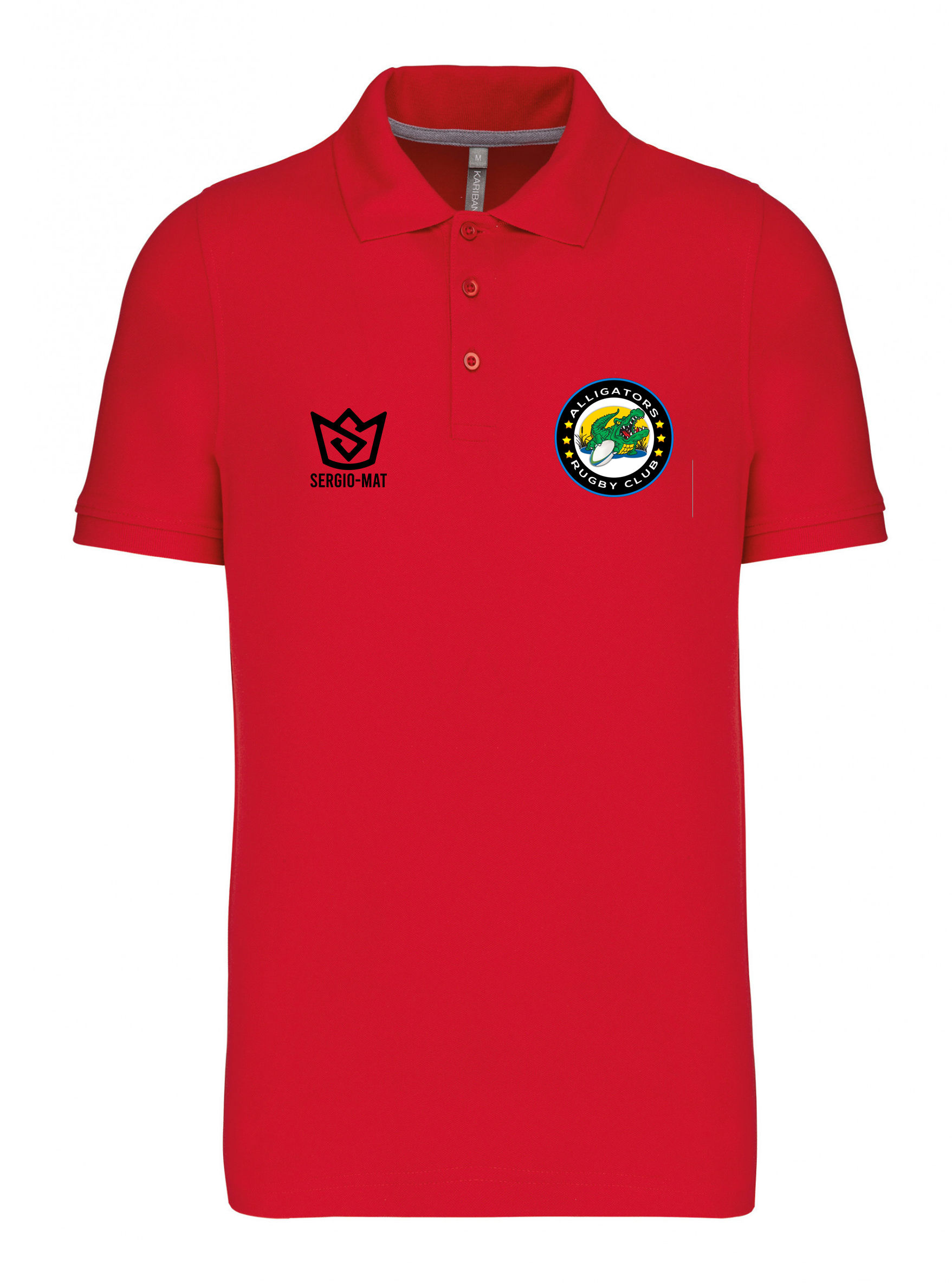 Polo floqué "ALLIGATORS RUBY CLUB"