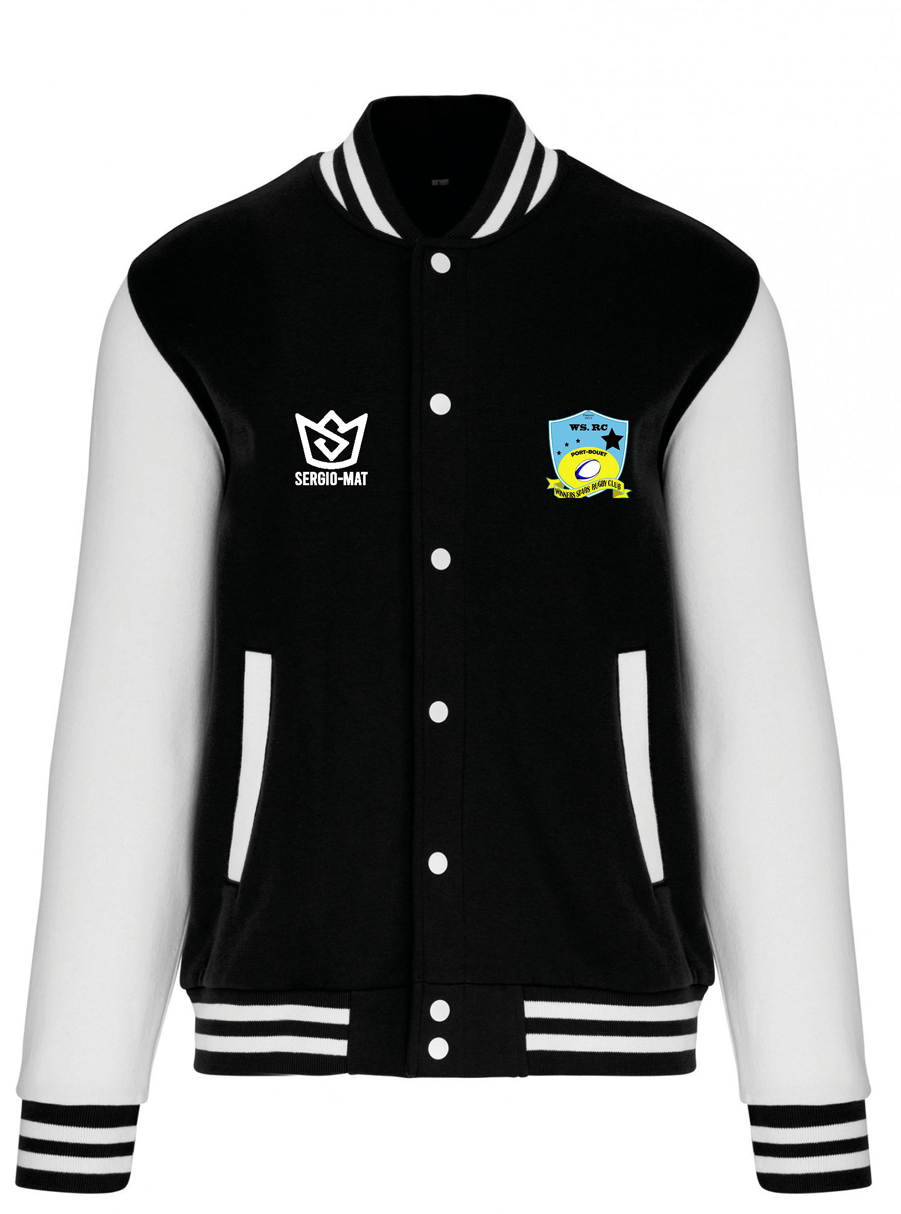 Blouson molleton unisexe floqué "WINNER STARS RC"