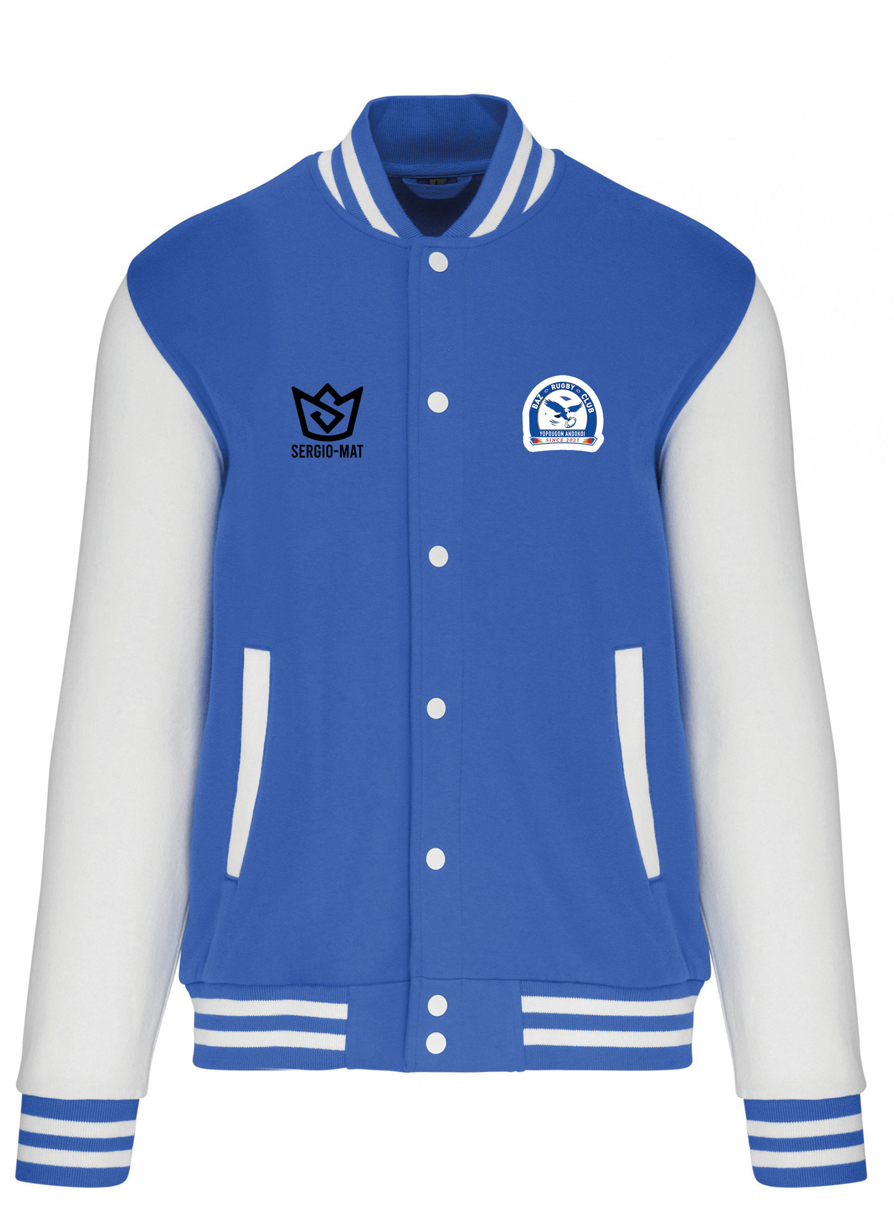 Blouson molleton unisexe floqué "BAZ RC"