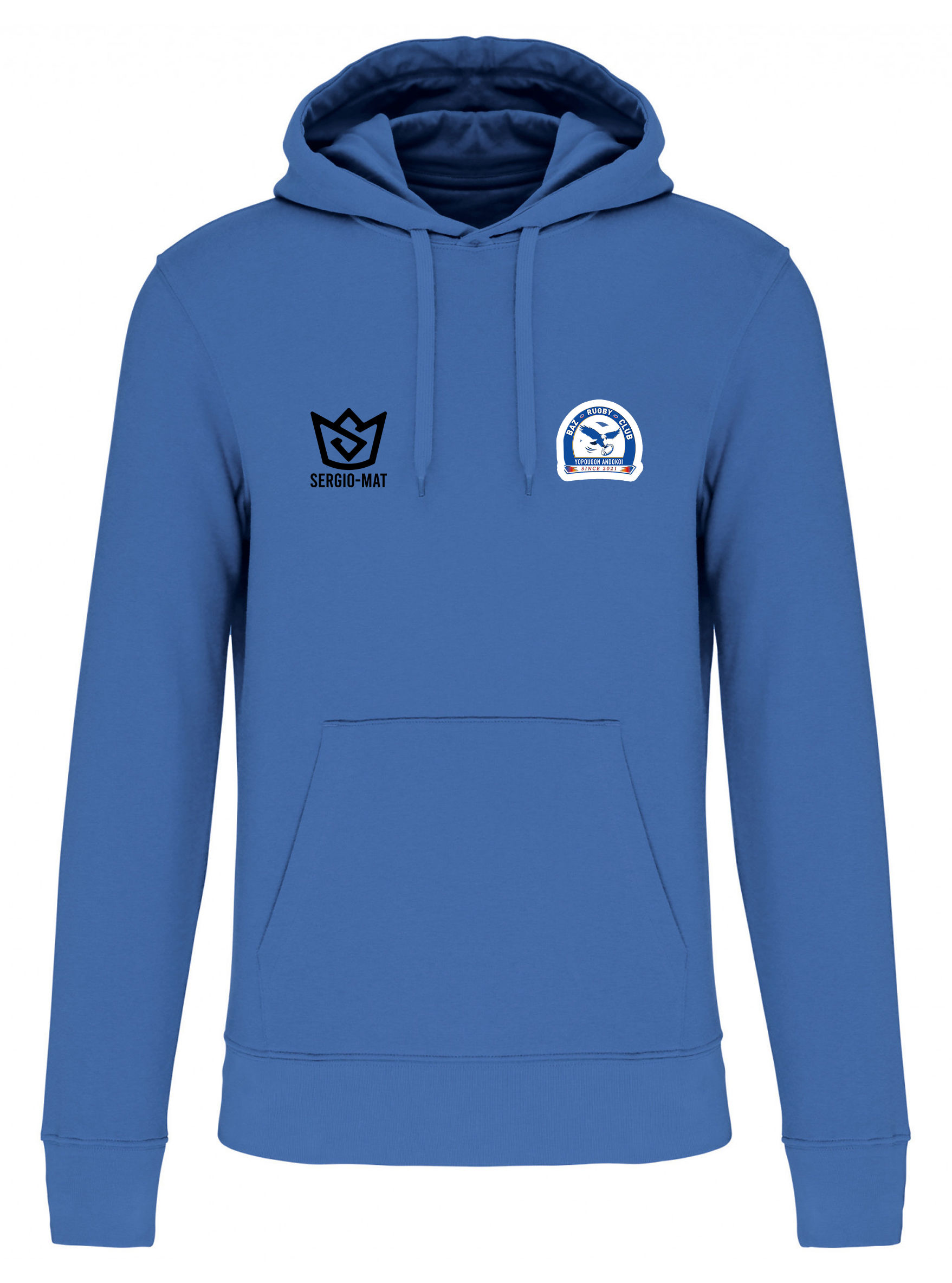Sweat à capuche "BAZ RC"floqué