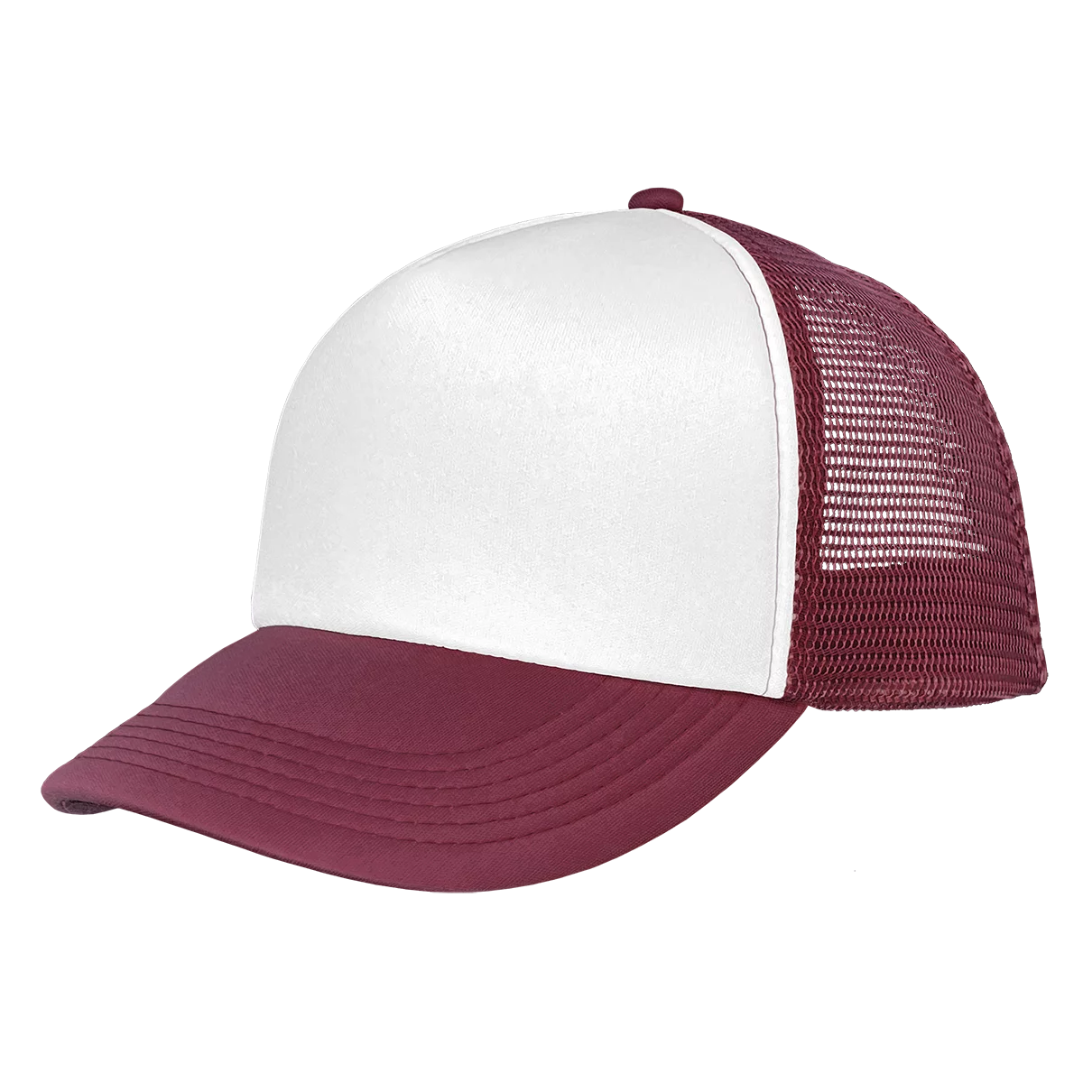 casquette-trucker-classic-a-personnaliser-MB070-white-burgundy-apercu.webp