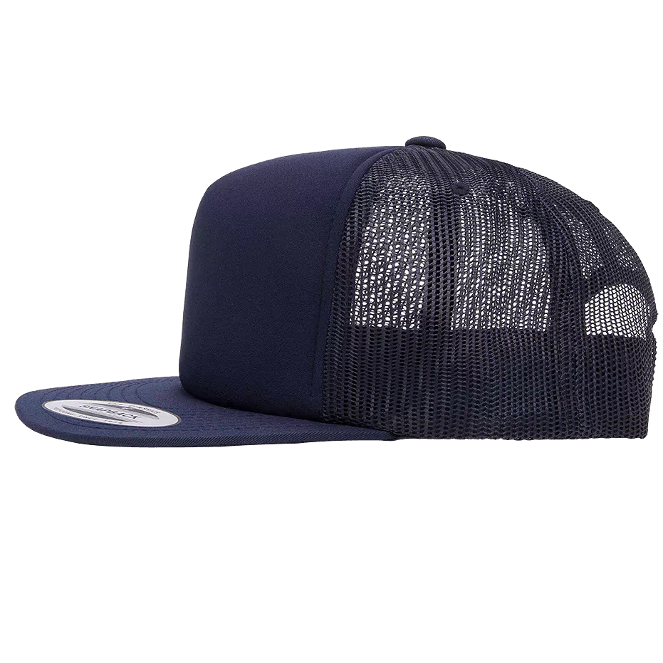 casquette-trucker-yupoong-front-mousse-a-personnaliser-6005-navy-navy-gauche.webp