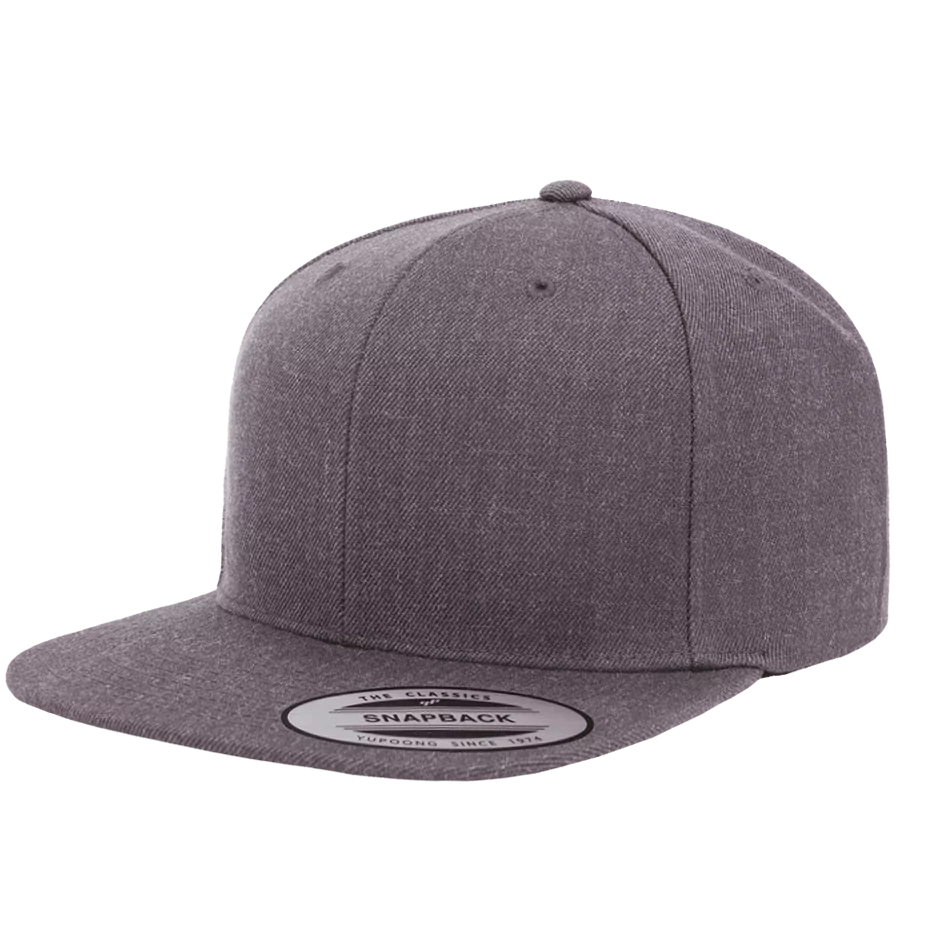 casquette-snapback-yupoong-classique-a-personnaliser-6089MT-M-dark-heather-dark-heather-ap