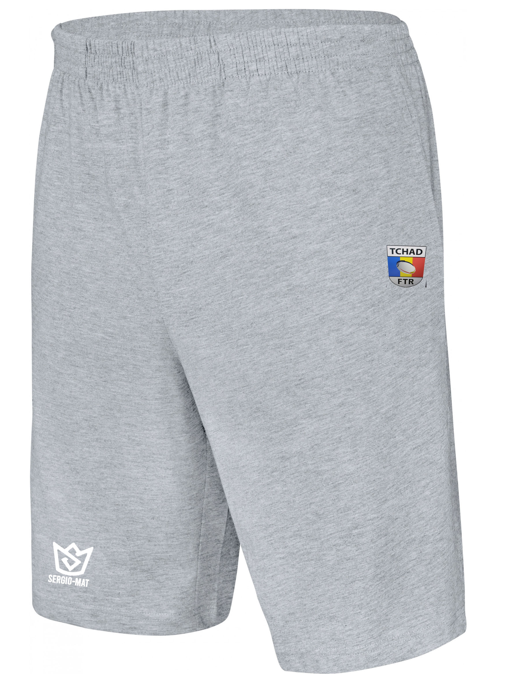 Short floqué unisexe"TCHAD FTR"