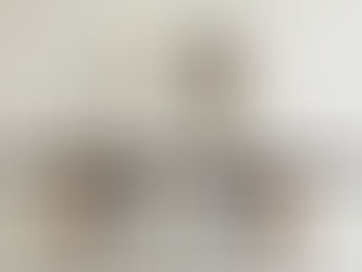 A visual comparison of Bauhaus and Boho art in a shared interior space.