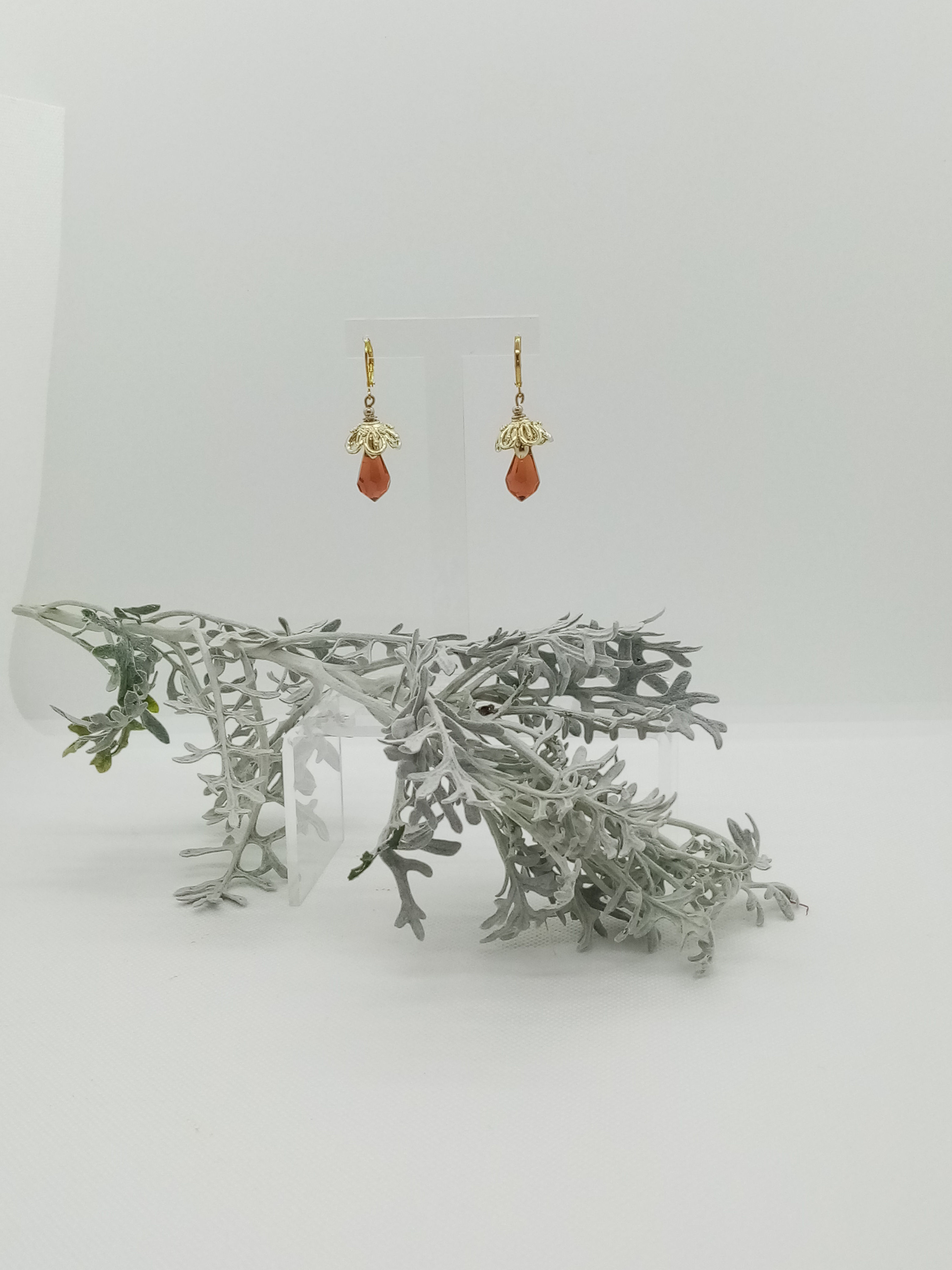 Boucles d'oreilles en Verre Réf 36