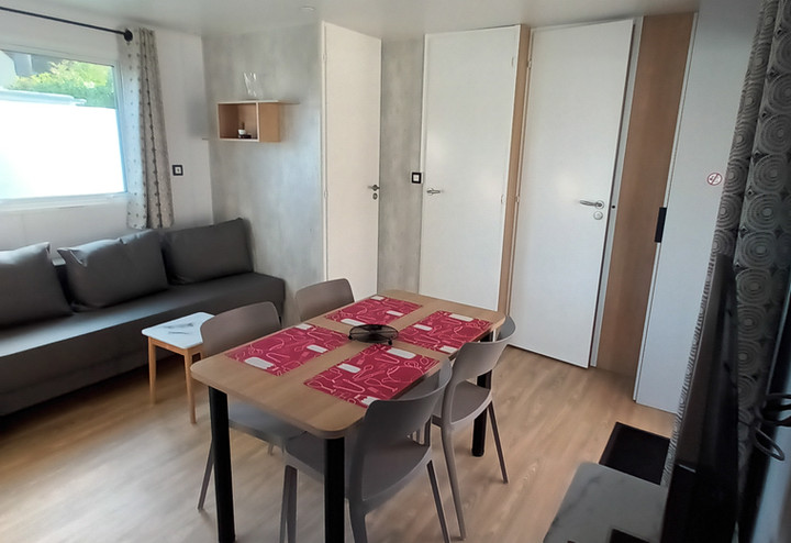 Mobil home en location Molène Camping Les Flots Bleus