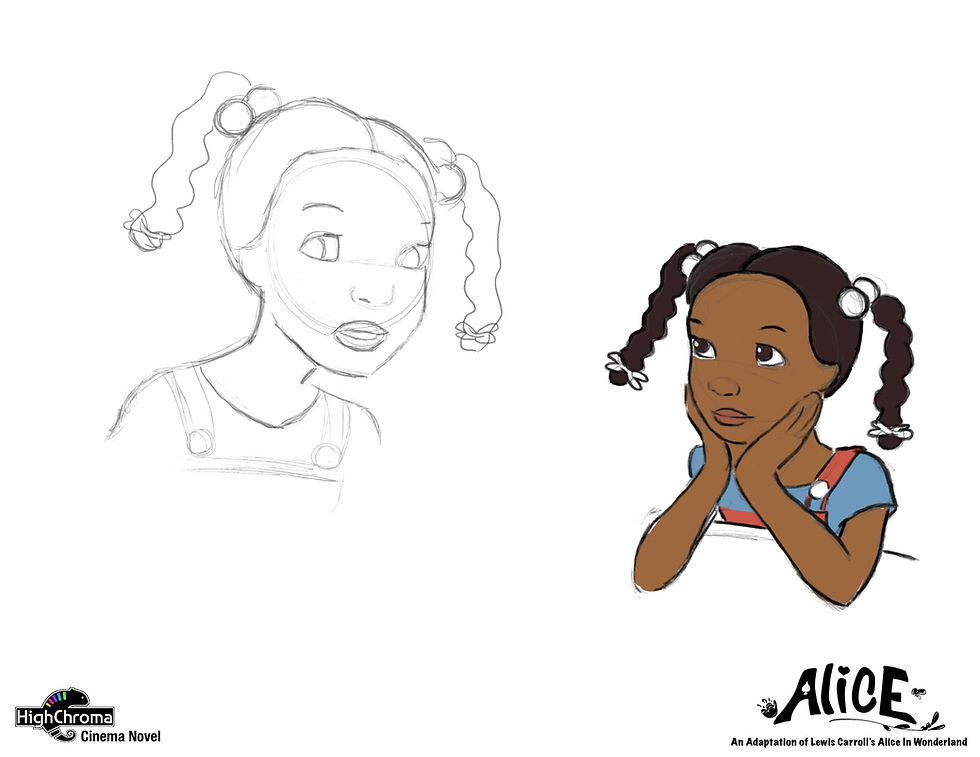 Alice in Wonderland Cinema Novel Art