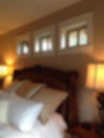 Subtle Damask Master Bedroom Feature